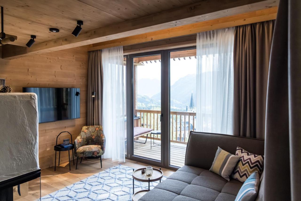 Hideaway Hotel Montestyria Chalets & Suiten 玛利亚采尔 外观 照片