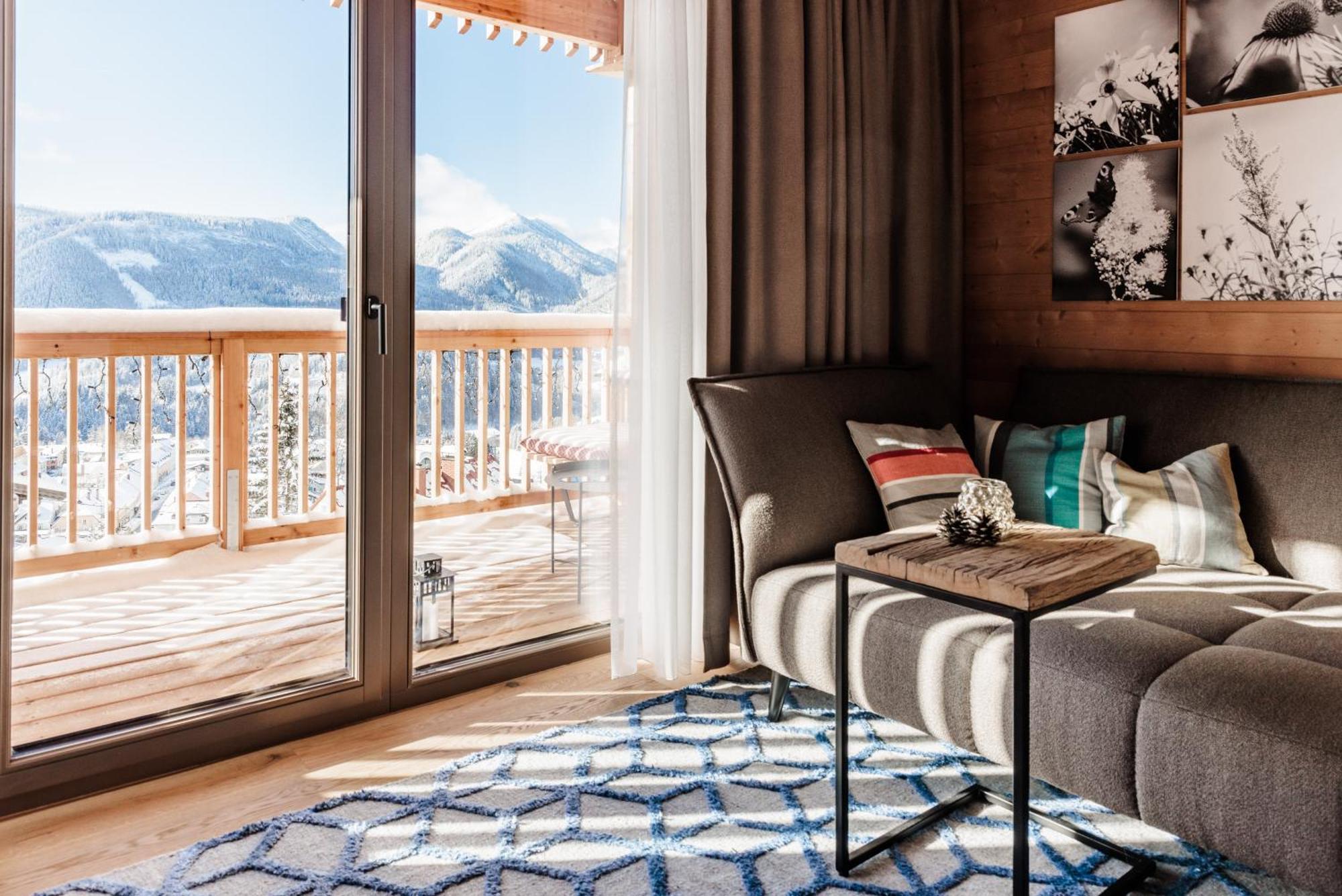Hideaway Hotel Montestyria Chalets & Suiten 玛利亚采尔 外观 照片