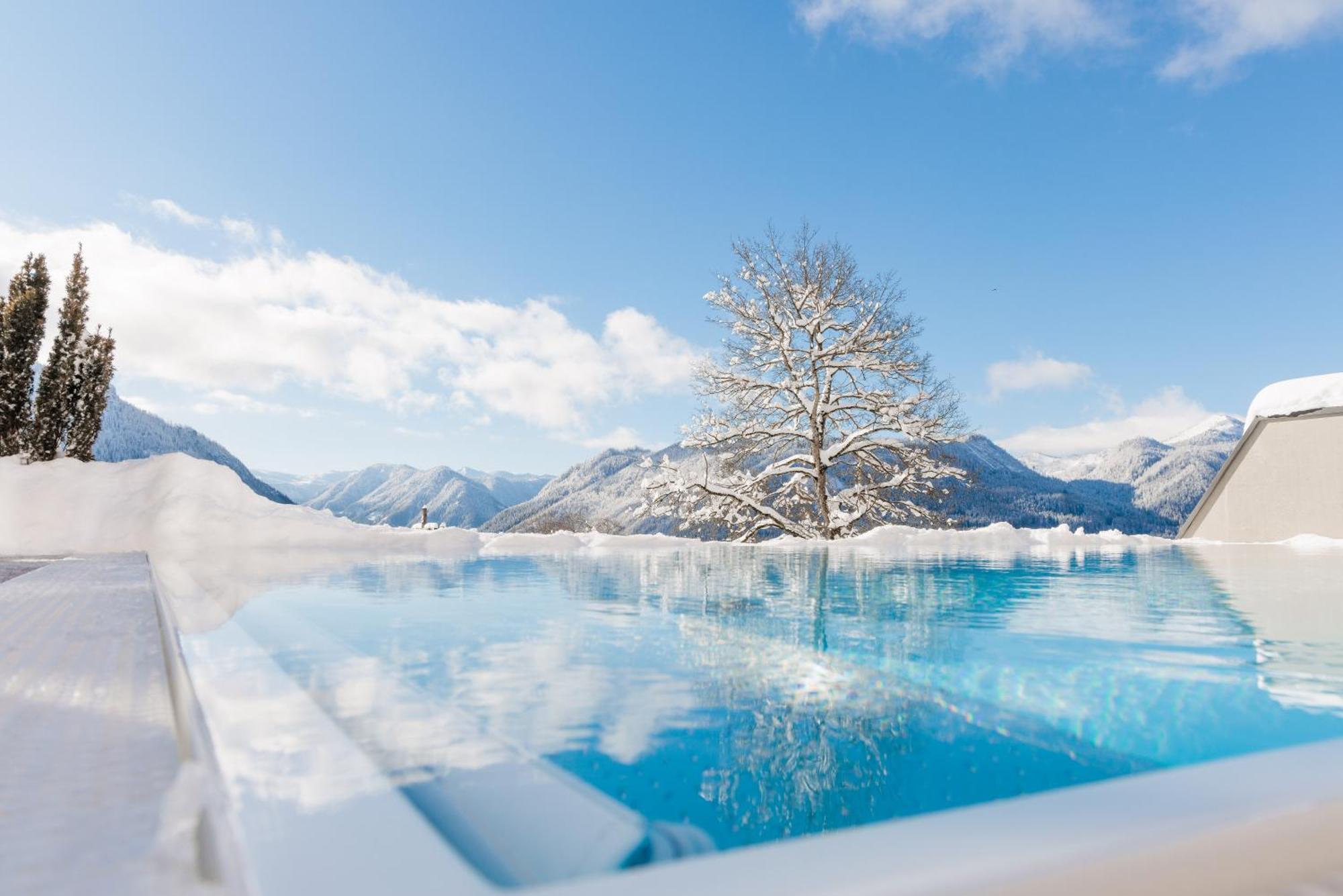 Hideaway Hotel Montestyria Chalets & Suiten 玛利亚采尔 外观 照片