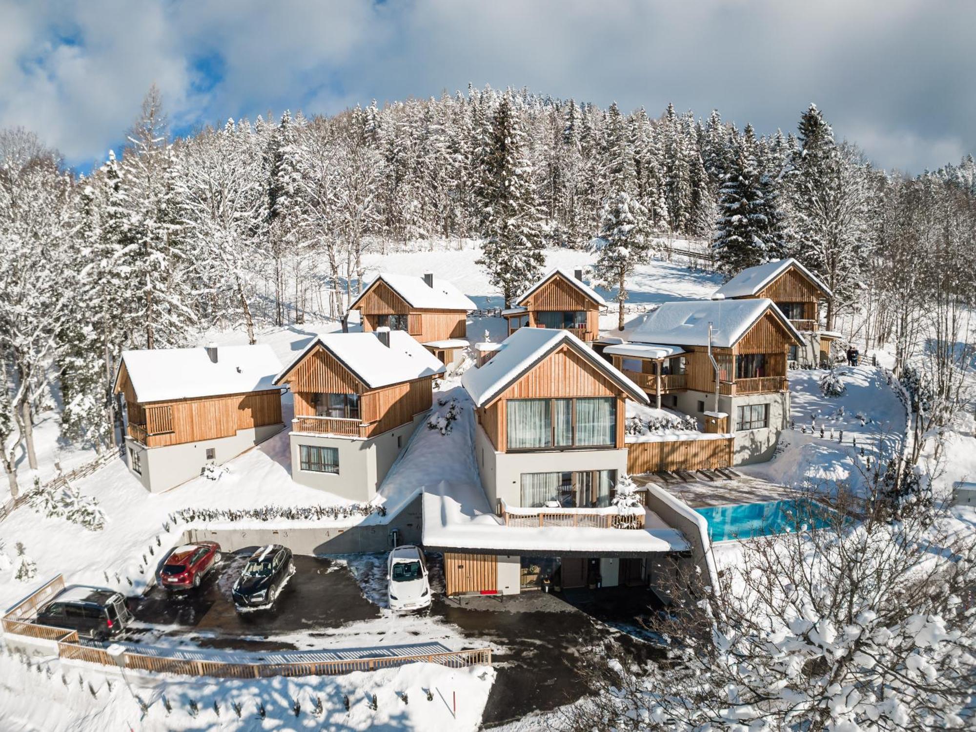 Hideaway Hotel Montestyria Chalets & Suiten 玛利亚采尔 外观 照片
