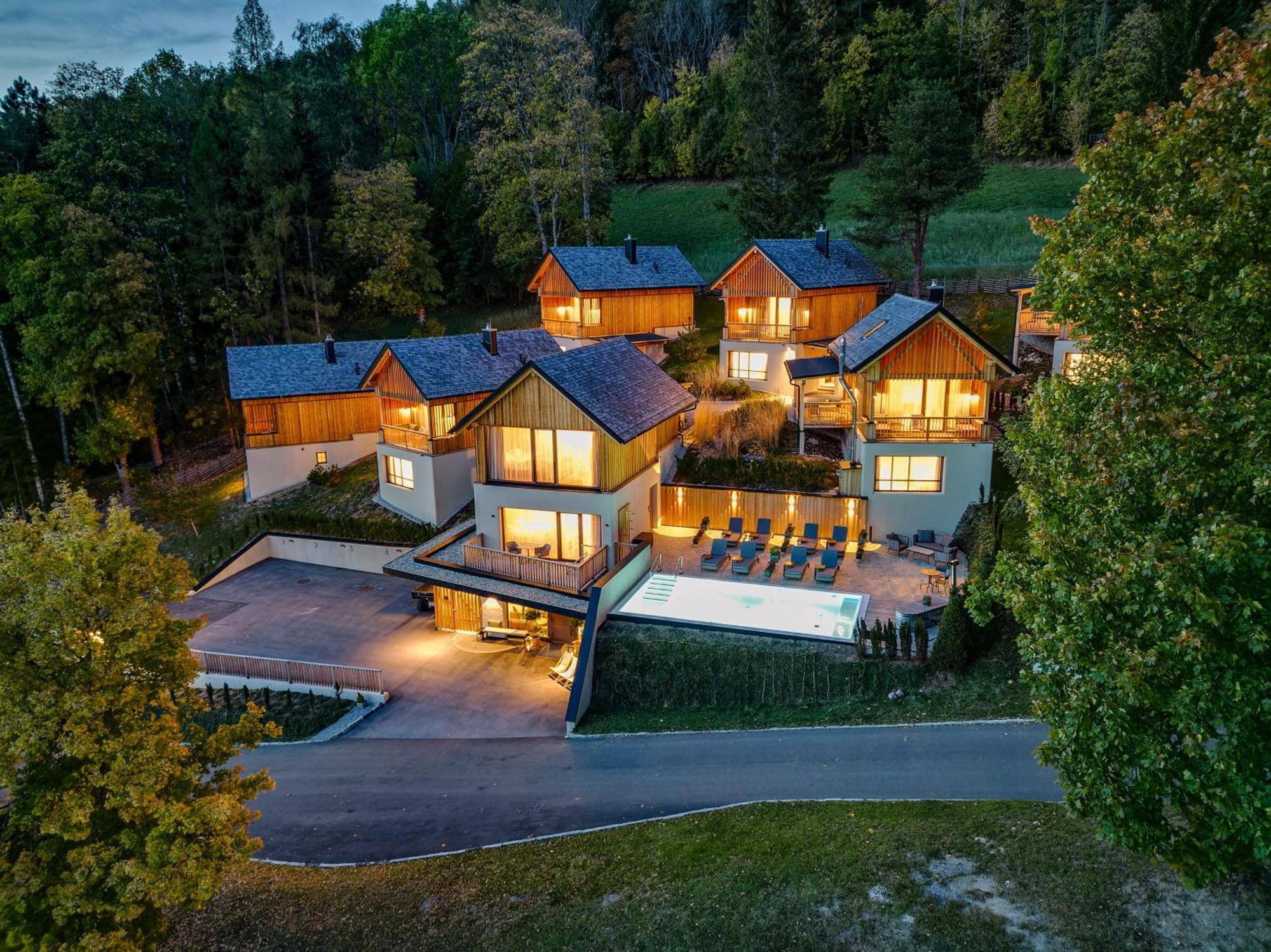 Hideaway Hotel Montestyria Chalets & Suiten 玛利亚采尔 外观 照片