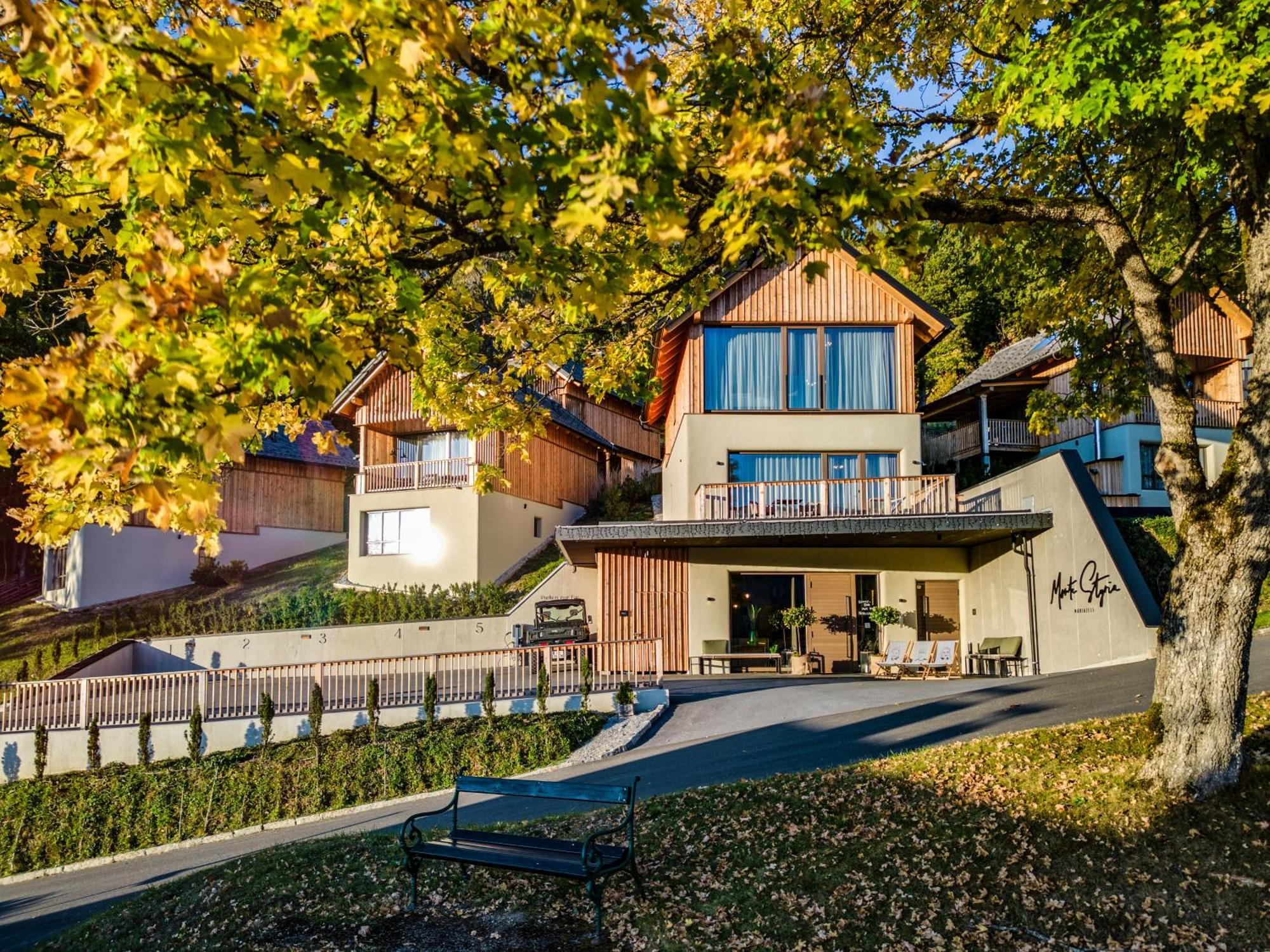 Hideaway Hotel Montestyria Chalets & Suiten 玛利亚采尔 外观 照片