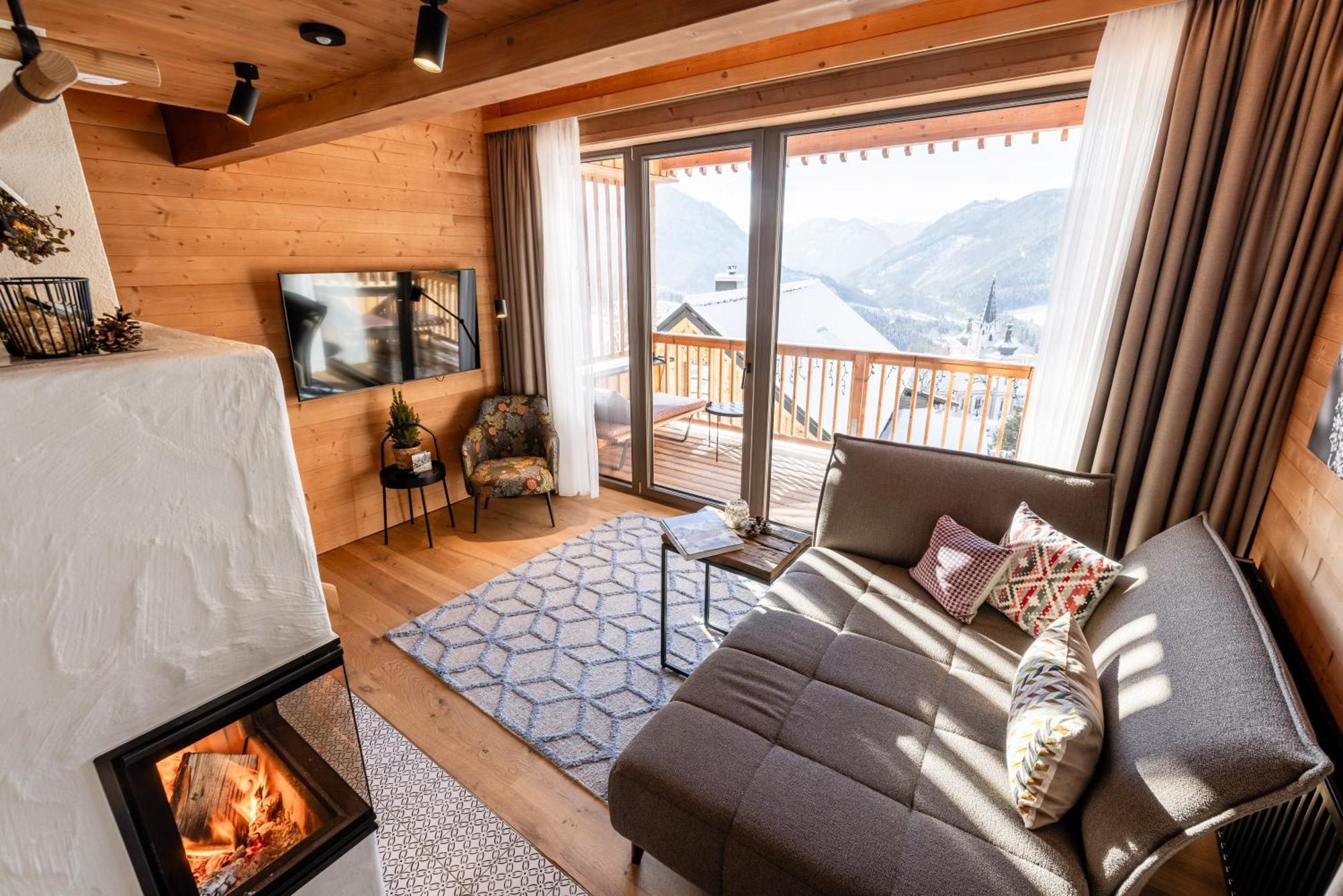 Hideaway Hotel Montestyria Chalets & Suiten 玛利亚采尔 外观 照片