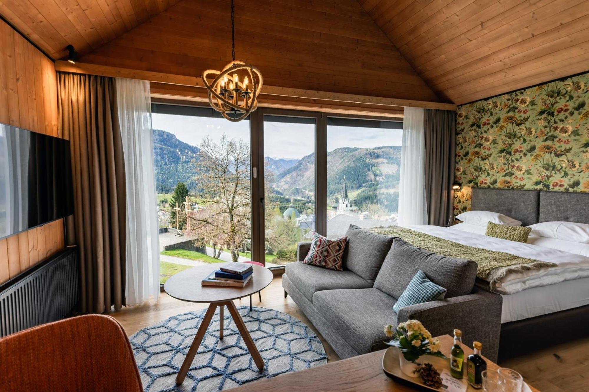 Hideaway Hotel Montestyria Chalets & Suiten 玛利亚采尔 外观 照片